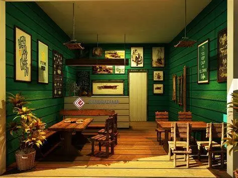 Warung Makan Bersih Interior warung makan yang bersih dan nyaman