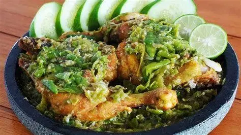 Bahan Utama Ayam Cabe Ijo Bahan bumbu rempah untuk ayam cabe ijo