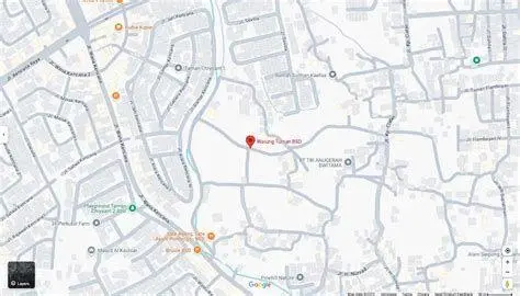 Akses Jalan Kecil Tanda petunjuk jalan kecil menuju Warung Tuman BSD