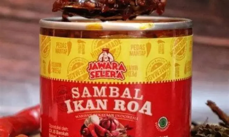 pelengkap bubur manado sambal roa