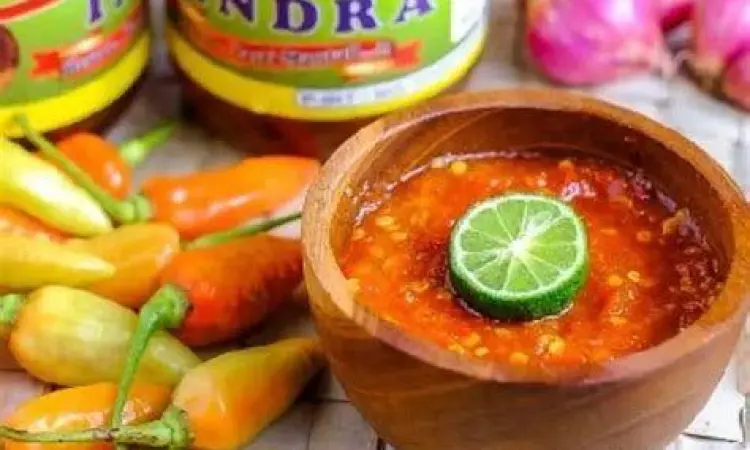Sambal Tempong Segar Proses pembuatan sambal nasi tempong indra