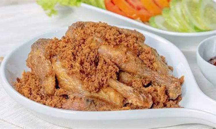 Teknik menggoreng ayam goreng dengan kremesan