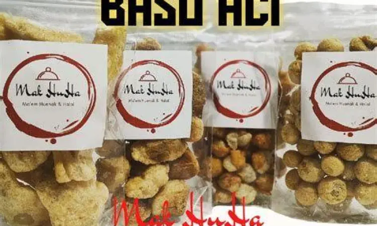 Topping Baso Aci Berbagai macam topping baso aci seperti cuanki dan sukro