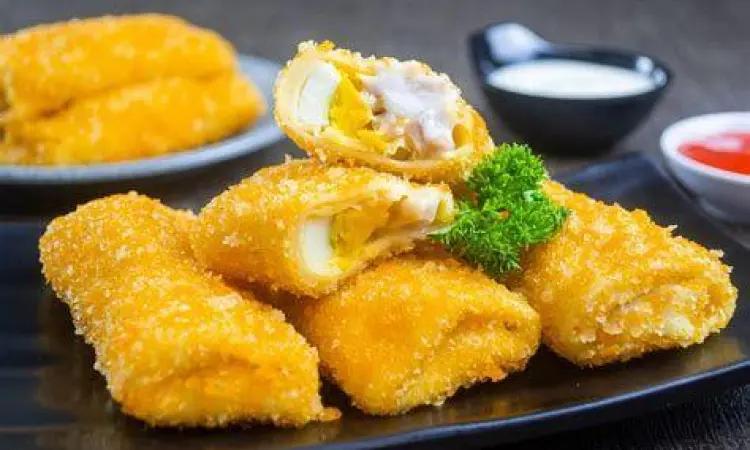 Langkah-langkah membuat isian risol mayo yang lumer