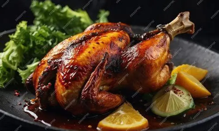 Teknik plating ayam bakar modern dengan sentuhan minimalis