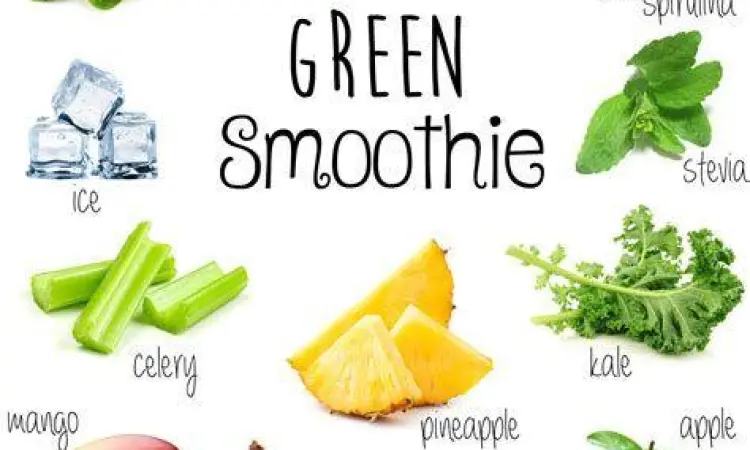 Bahan-bahan jus hijau sehat