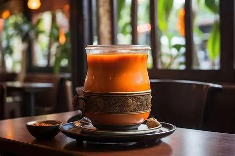 Metode Penyeduhan Tradisional Proses penyeduhan teh Thailand tradisional