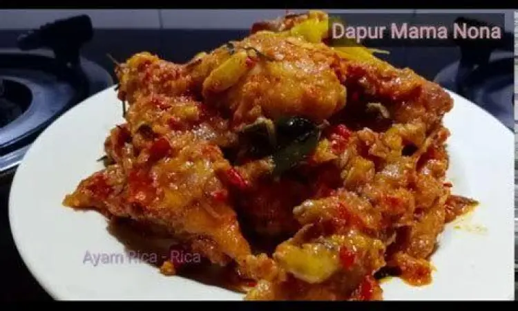 Variasi ayam rica rica tanpa kemangi dengan tambahan kecap manis