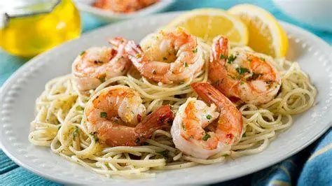 Aglio Olio dengan Udang Variasi resep aglio olio dengan udang