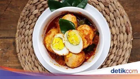 Telur Rebus Bumbu Bali telur rebus bumbu bali merah pedas