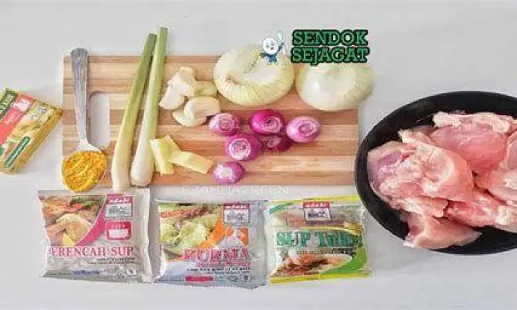 Berbagai macam rempah untuk bumbu soto