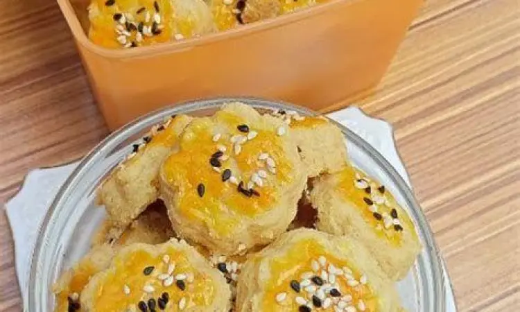 proses pemanggangan kue chui kao so dalam oven