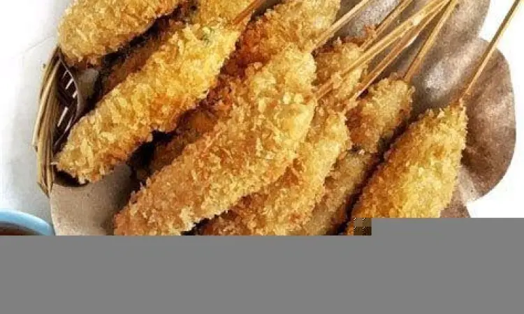 Sempol Ayam Crispy gambar sempol ayam crispy dengan balutan telur