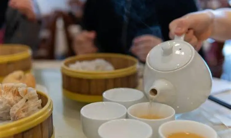 Etika minum teh saat makan dimsum