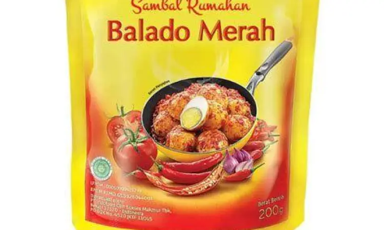 Komposisi Bumbu Balado Bahan-bahan segar bumbu balado terong