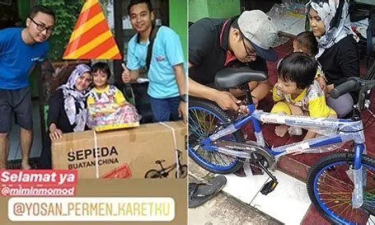 Pemenang hadiah permen Yosan