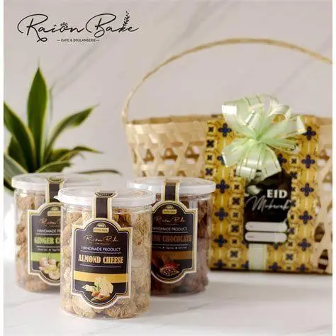Inspirasi Hampers Kue Kering Premium Hampers kue kering lebaran eksklusif dengan kotak hardbox