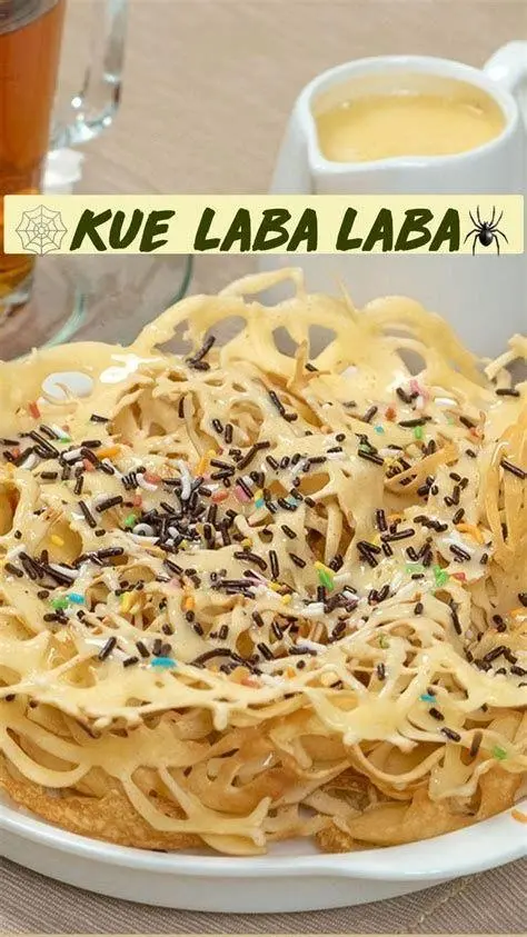 Variasi Kue Laba Laba variasi topping kue laba laba
