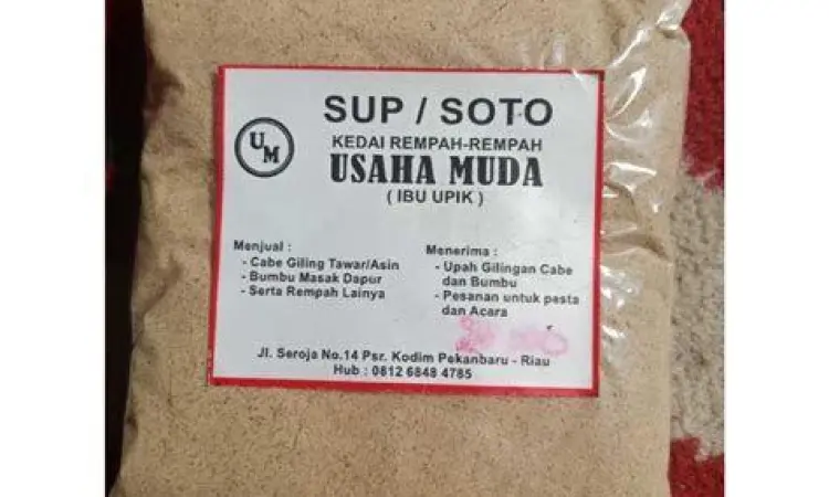 Bumbu rempah tradisional untuk soto