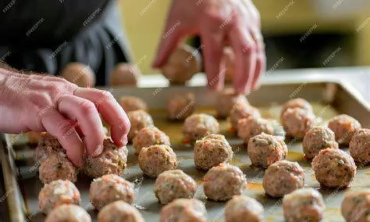 cara mencetak bakso daging sapi dengan tangan