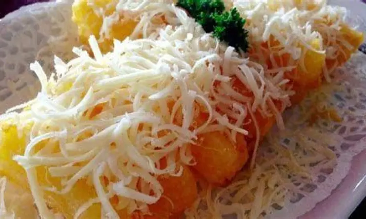 sajian singkong goreng keju mewah