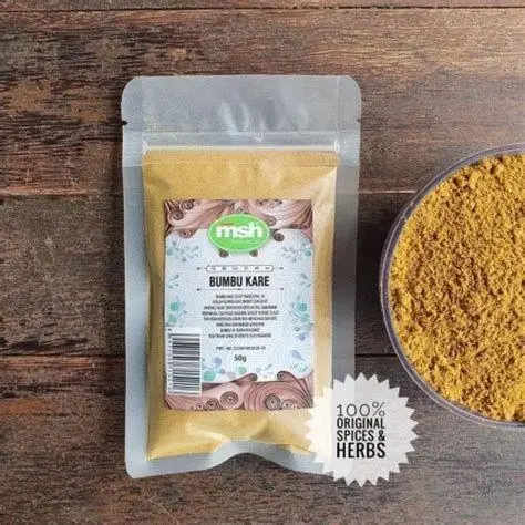 Komposisi Rempah Kare aneka rempah untuk resep bumbu kare