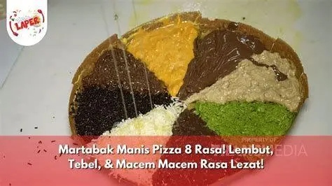 Martabak Pizza Variasi Toping Gambar martabak manis 8 rasa topping beragam