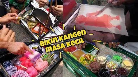 Aneka Jajanan Jadul Koleksi berbagai jajanan SD jadul termasuk permen karet
