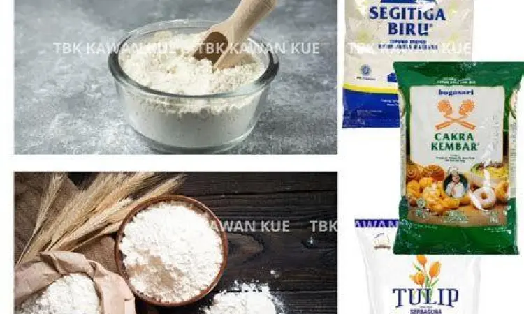 Kemasan tepung terigu premium yang kedap udara