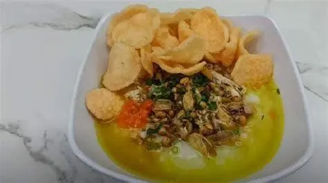 Kuah Kuning Bubur Ayam Proses pembuatan kuah kuning bubur ayam