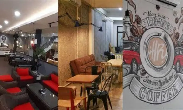 Interior cafe estetik di Grand Galaxy City Bekasi