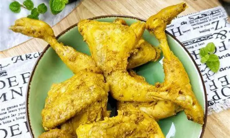 Proses Ungkep Ayam proses ungkep ayam bakar bumbu kuning