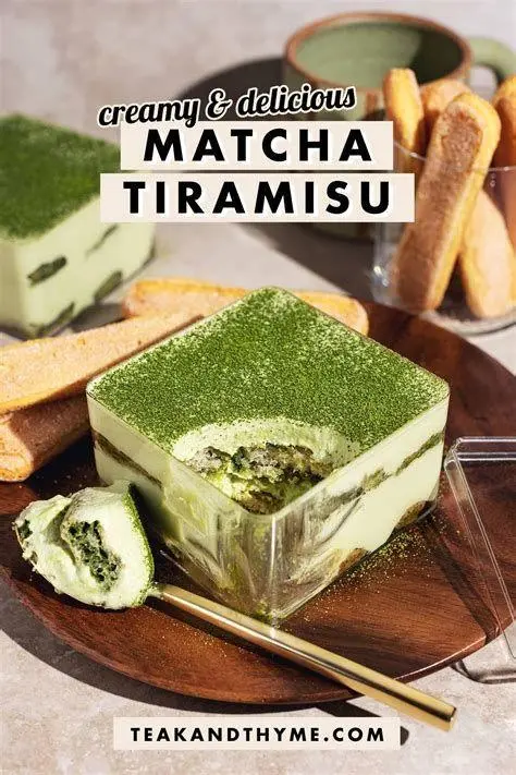 Tiramisu Matcha Modern Varian tiramisu rasa matcha hijau
