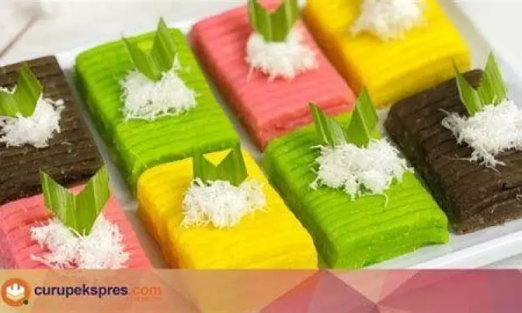 Sajian Getuk Lindri Modern Getuk lindri siap saji dengan kelapa