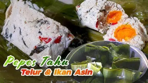 Variasi Pepes Tahu Pepes tahu telur asin yang gurih dan lezat