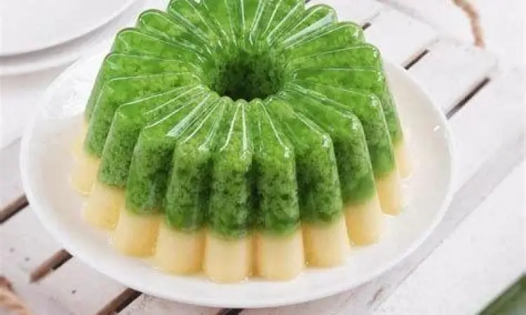 Variasi puding lumut lapis mentega