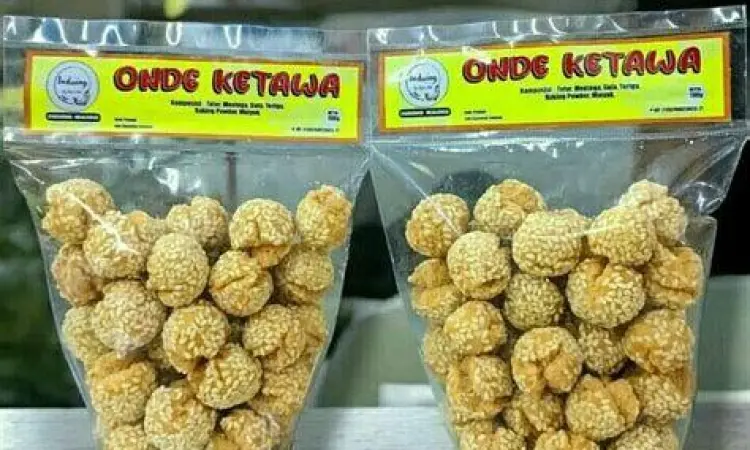 Onde onde mini dikemas dalam box estetik