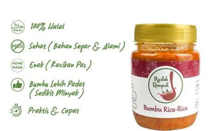 Bumbu Rempah Rica Rica bumbu halus rica rica ayam