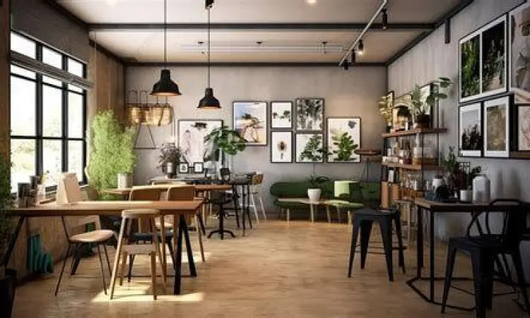 Kafe Instagramable PIK Desain interior kafe estetik di area PIK