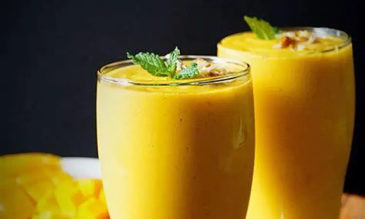 minuman mango lassi segar
