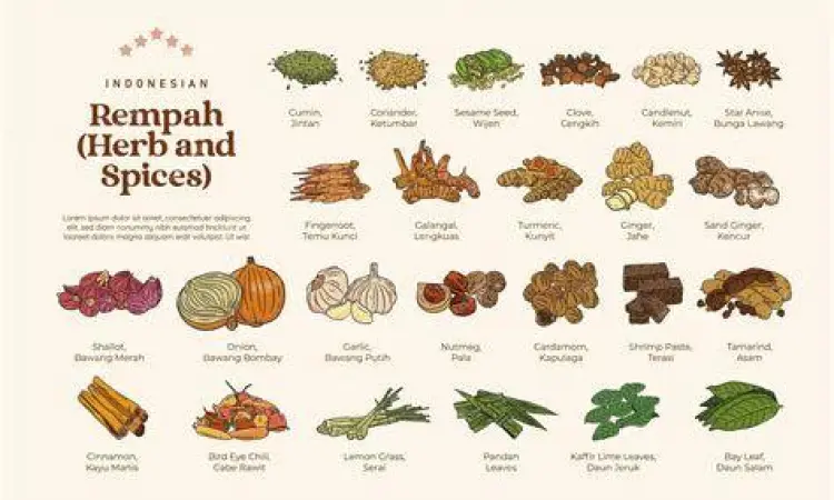 Rempah Bumbu Lapis Rempah-rempah tradisional untuk bumbu lapis daging