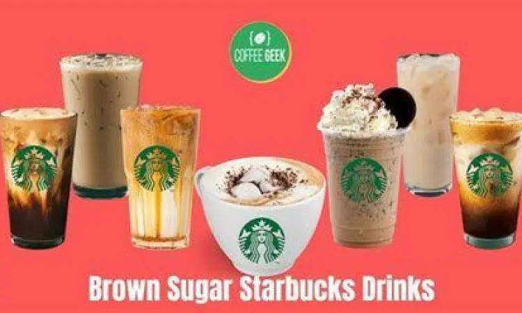 Variasi minuman brown sugar matcha dan kopi