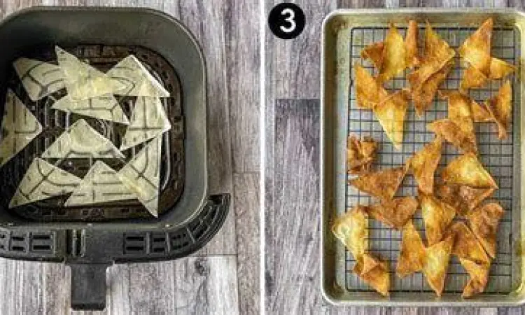 Metode Memasak Wonton Perbandingan wonton goreng dan wonton air fryer
