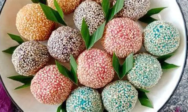 Onde Onde Modern gambar onde onde warna warni modern