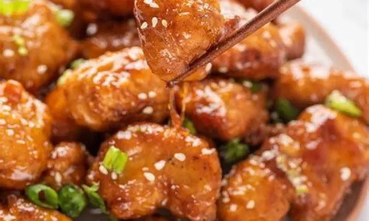 Ayam Goreng Madu Mengkilap Ayam goreng madu dengan bumbu meresap