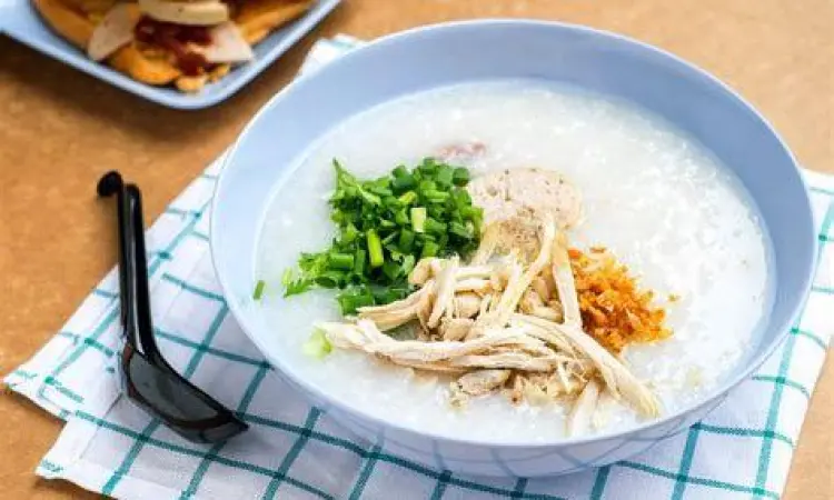 proses memasak bubur ayam bandung