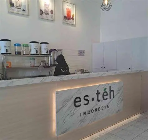 Gerai Es Teh Modern Model gerai penjual es teh modern yang menarik konsumen
