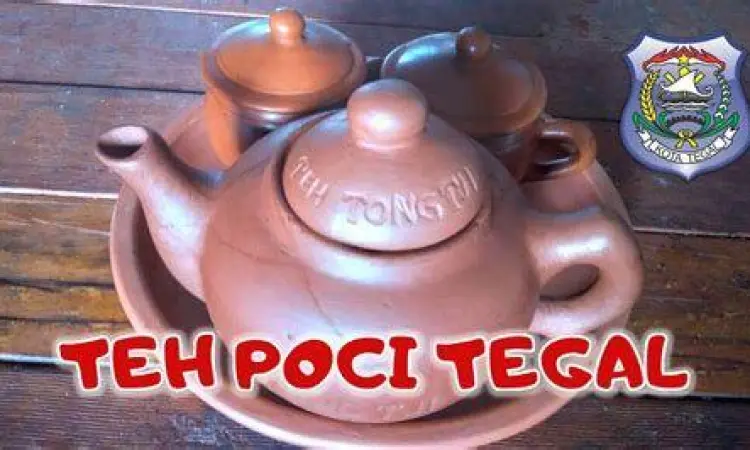 Sajian teh poci pendamping sate kambing