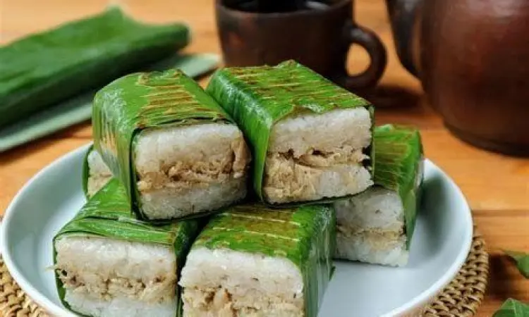 Lemper ayam bakar dengan aroma smokey