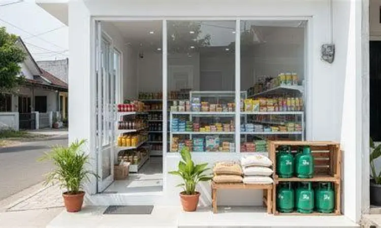 Warung Sembako Modern interior warung sembako yang tertata rapi